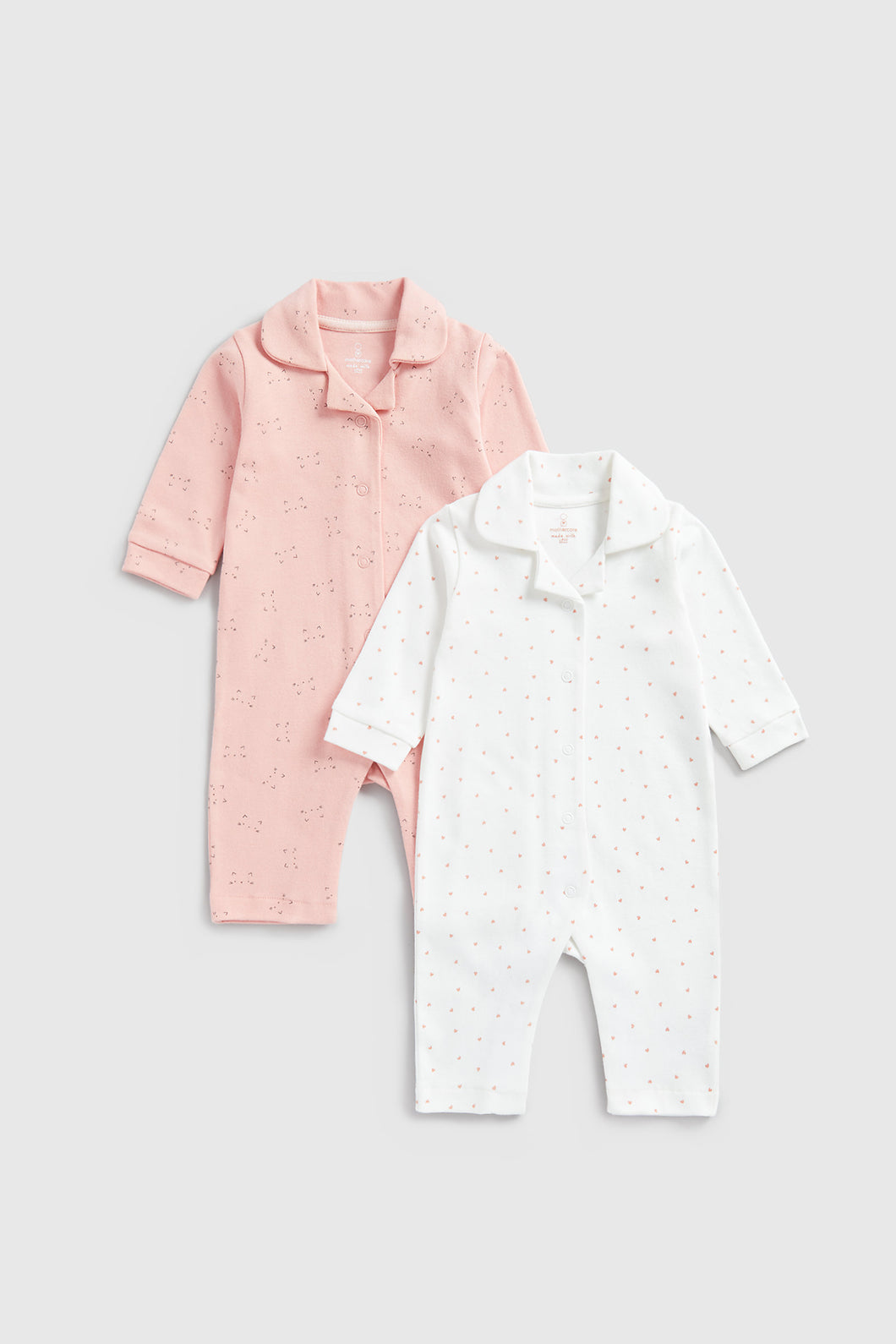 Mothercare Cat All-In-One Baby Pyjamas