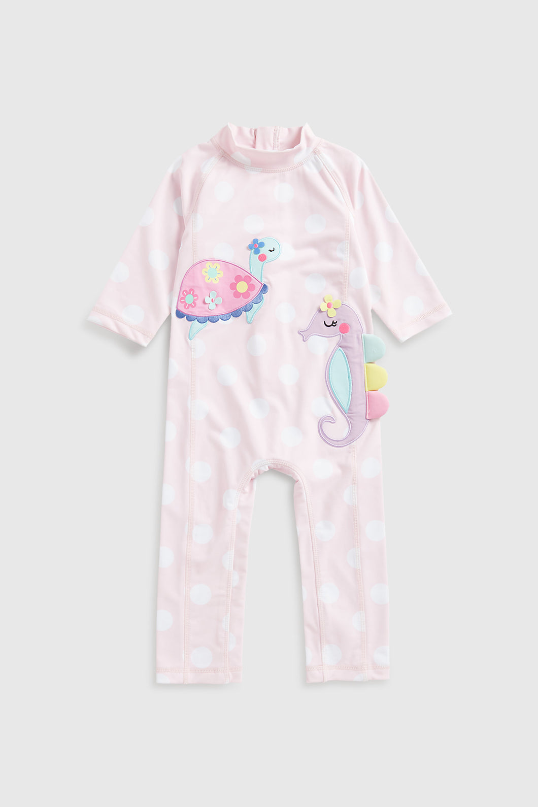 Mothercare Pink Sunsafe Suit Upf50+