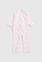 
                        
                          Load image into Gallery viewer, Mothercare Pink Sunsafe Suit Upf50+
                        
                      