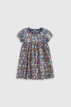 
                        
                          Load image into Gallery viewer, Mothercare Blue Floral Jersey Dress
                        
                      