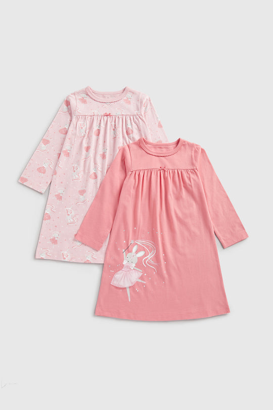 Mothercare Bunny Ballerina Nightdresses 2 Pack Online mothercare mothercare hong kong