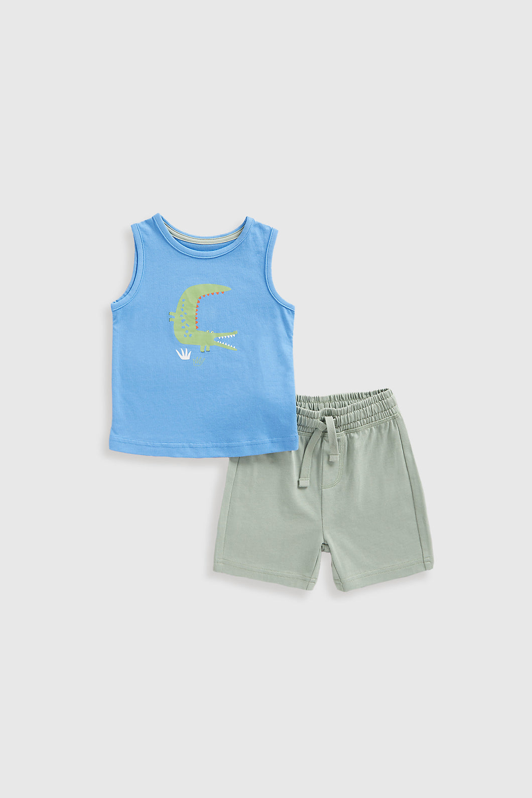 Mothercare Crocodile Vest T-Shirt And Shorts Set