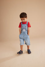 
                        
                          Load image into Gallery viewer, Mothercare Denim Short Dungarees And T-Shirt Set
                        
                      