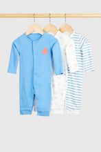 
                        
                          Load image into Gallery viewer, Mothercare Under The Sea Footless Sleepsuits - 3 Pack
                        
                      