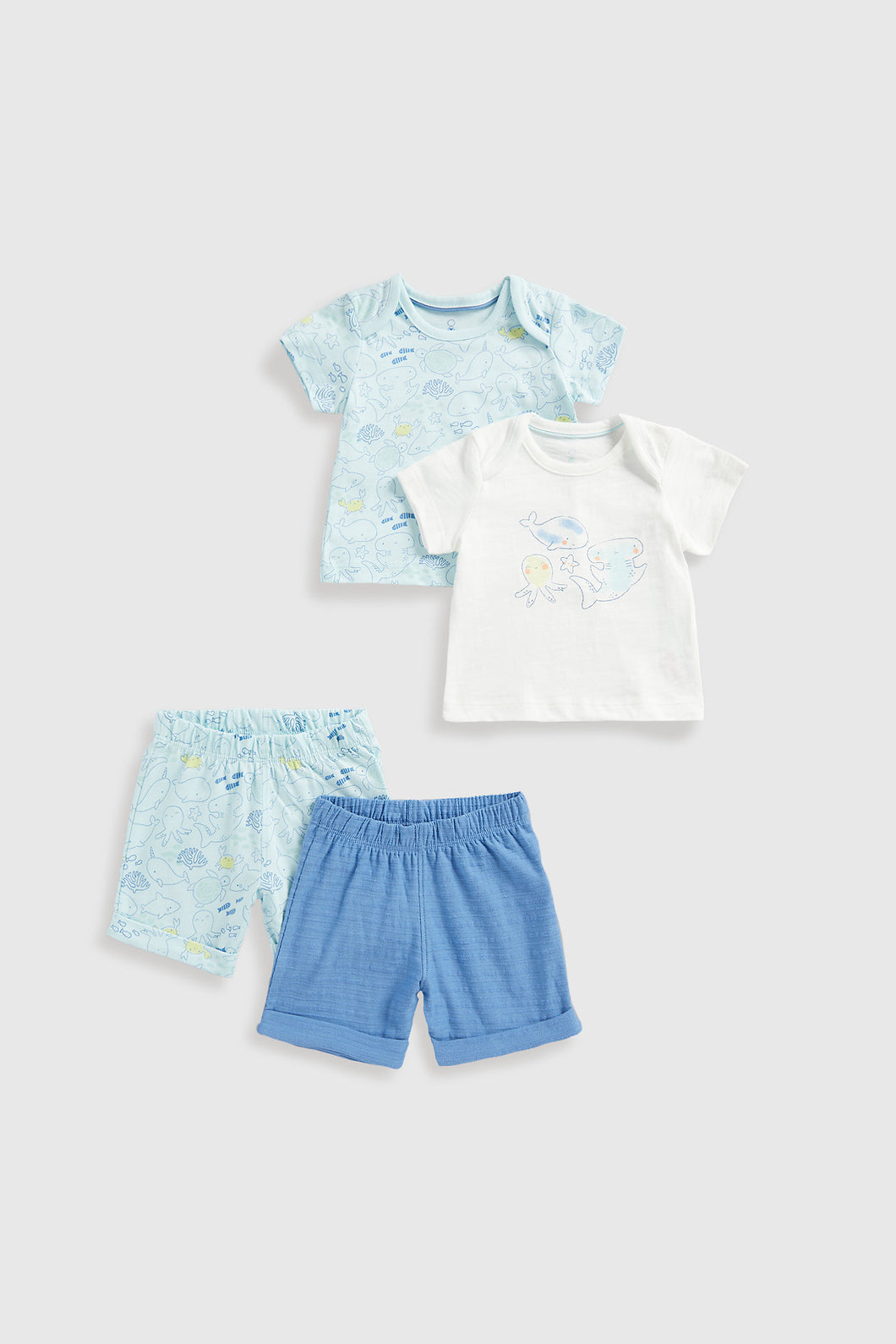 Mothercare Four-Piece Shorts And T-Shirts Set