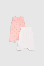 
                        
                          Load image into Gallery viewer, Mothercare Scalloped Rompers - 2 Pack
                        
                      