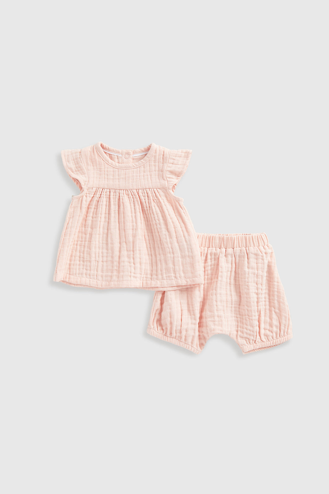 Mothercare Muslin Top And Shorts Set