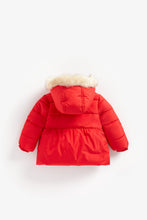 
                        
                          將圖片載入圖庫檢視器 Mothercare Red Border-Print Padded Parka Coat
                        
                      